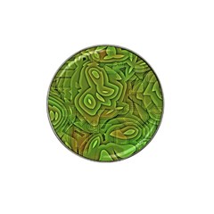 Background Abstract Green Seamless Hat Clip Ball Marker (4 Pack) by Pakrebo