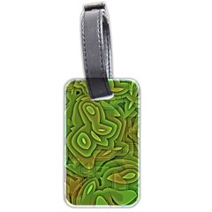 Background Abstract Green Seamless Luggage Tag (two Sides) by Pakrebo