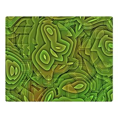 Background Abstract Green Seamless Double Sided Flano Blanket (large)  by Pakrebo