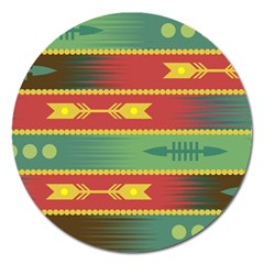 Background Non Seamless Pattern Magnet 5  (round) by Pakrebo