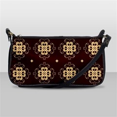 Seamless Ornament Symmetry Lines Shoulder Clutch Bag