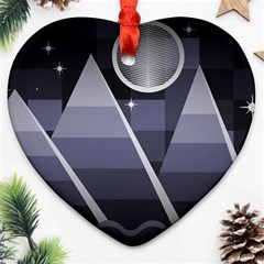 Background Stylized Scenery Ornament (heart) by Pakrebo