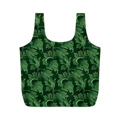 Leaf Flora Nature Desktop Herbal Full Print Recycle Bag (m) by Pakrebo