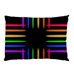 Neon Light Abstract Pattern Pillow Case