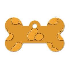 Fresh Potato Root Dog Tag Bone (one Side)