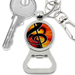 Clef Music Lines Notenblatt Bottle Opener Key Chain