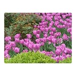 Late April Purple Tulip Double Sided Flano Blanket (Mini)  35 x27  Blanket Front