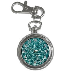 Pool Swimming Pool Water Blue Key Chain Watches by Pakrebo