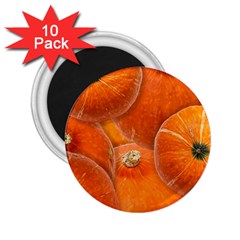 Pumpkin Halloween Fall Thanksgiving 2 25  Magnets (10 Pack) 