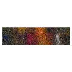 Colors Exploding Paint Spray Satin Scarf (oblong) by Pakrebo