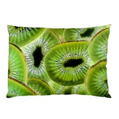 Sliced Kiwi Fruits Green Pillow Case (two Sides) by Pakrebo