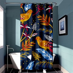 Colorful Birds In Nature Shower Curtain 36  X 72  (stall)  by Sobalvarro