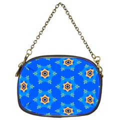 Pattern Backgrounds Blue Star Chain Purse (one Side) by HermanTelo