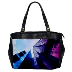 Abstract Architectural Design Architecture Building Oversize Office Handbag by Pakrebo