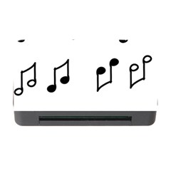 Piano Notes Music Memory Card Reader With Cf by HermanTelo