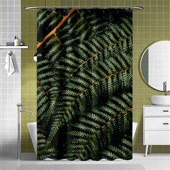 Green Leaves Photo Shower Curtain 48  X 72  (small)  by Pakrebo