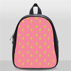 Peeled Banana On Pink School Bag (small) by snowwhitegirl