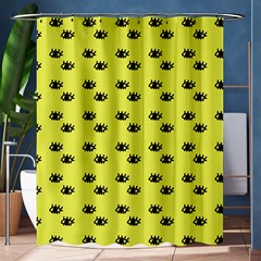 Yellow Eyes Shower Curtain 60  X 72  (medium) 