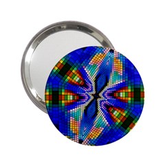 Art Kaleidoscope Meditation Mosaic 2 25  Handbag Mirrors by Wegoenart