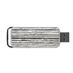 Striped Grunge Print Design Portable Usb Flash (one Side) by dflcprintsclothing