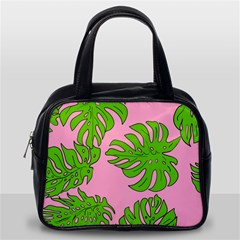 Leaves Tropical Plant Green Garden Classic Handbag (one Side)