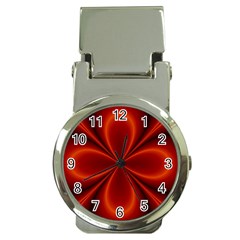 Abstract Background Design Red Money Clip Watches