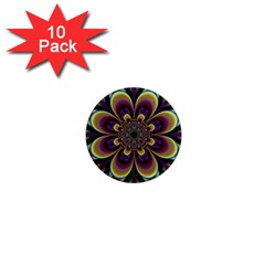 Abstract Flower Artwork Art 1  Mini Magnet (10 Pack) 