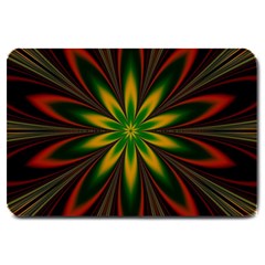 Fractal Artwork Idea Allegory Art Large Doormat  by Sudhe