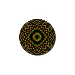 Fractal Artwork Idea Allegory Abstract Golf Ball Marker by Sudhe