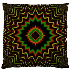 Fractal Artwork Idea Allegory Abstract Large Cushion Case (two Sides) by Sudhe