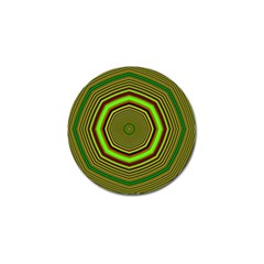 Fractal Artwork Idea Allegory Golf Ball Marker by Sudhe