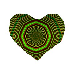 Fractal Artwork Idea Allegory Standard 16  Premium Heart Shape Cushions by Sudhe