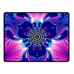 Artwork Art Fractal Flower Design Fleece Blanket (small) by Pakrebo