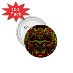 Fractal Art Artwork Design Art Pattern 1 75  Buttons (100 Pack) 