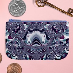 Fractal Art Artwork Design Large Coin Purse by Pakrebo