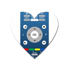 Remote Control Receiver Vcr Control Heart Magnet by Wegoenart