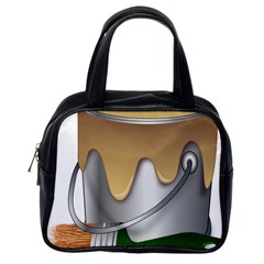 Paint Color Brush Painter Bucket Classic Handbag (one Side) by Wegoenart