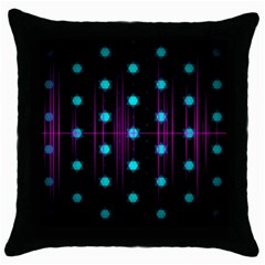 Sound Wave Frequency Throw Pillow Case (black) by HermanTelo