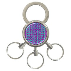 Happy Days Of Free  Polka Dots Decorative 3-ring Key Chain by pepitasart