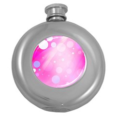 Playful Round Hip Flask (5 Oz) by designsbyamerianna