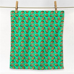 Tropical Aqua Avocadoes Face Towel by snowwhitegirl