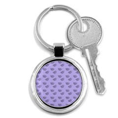 Zodiac Bat Lilac Key Chain (round) by snowwhitegirl