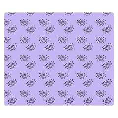 Zodiac Bat Lilac Double Sided Flano Blanket (small)  by snowwhitegirl