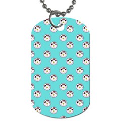 English Breakfast Aqua Dog Tag (one Side) by snowwhitegirl