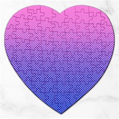 Dot Background Pattern Halftone Jigsaw Puzzle (heart)