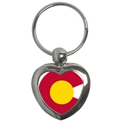 Colorado State Flag Symbol Key Chain (heart) by FlagGallery