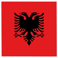 Albania Flag Wooden Puzzle Square by FlagGallery