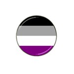 Asexual Pride Flag LGBTQ Hat Clip Ball Marker Front