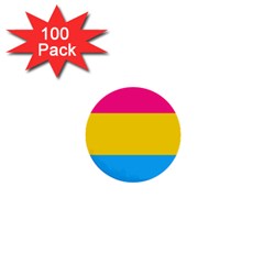 Pansexual Pride Flag 1  Mini Buttons (100 Pack)  by lgbtnation