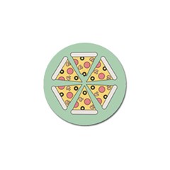 Pizza Slice Food Italian Golf Ball Marker (10 Pack) by Pakrebo